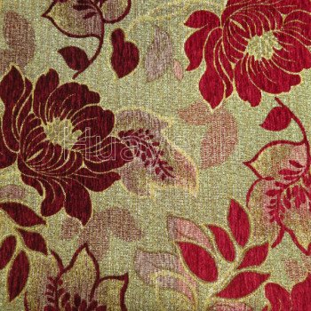 Fl Chenille Jacquard Tweed Upholstery Fabric