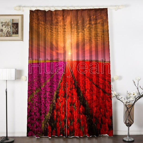 3D digital print curtains