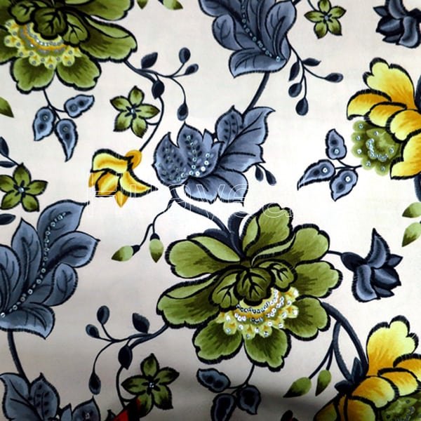 Velvet Upholstery Fabric For Antique Furniture