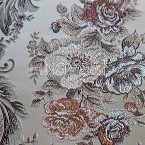 jacquard damask brocade fabric for upholstery close look