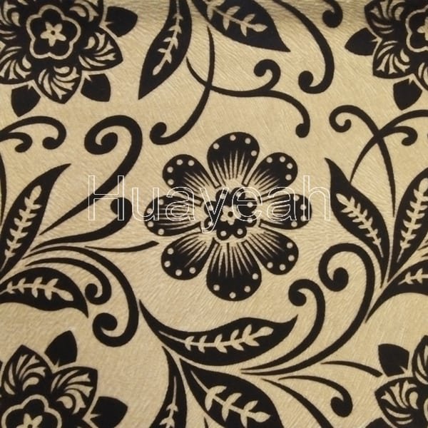 Fl Design Upholstery Flock Fabric For Furniture